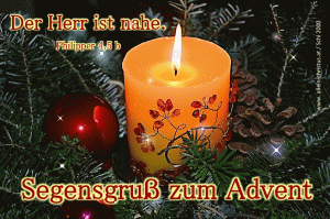 Philipper 4,5 b - Der Herr ist nahe.