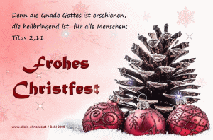 Titus 2,11 - Denn die Gnade Gottes ist erschienen, die heilbringend ist f&uuml;r alle Menschen;