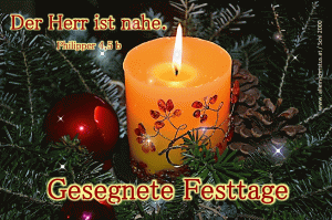 Philipper 4,5 b - Der Herr ist nahe.