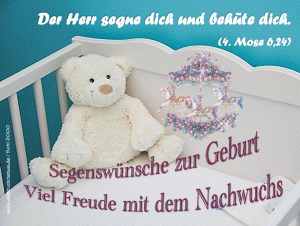 4. Mose 6,24 - Der Herr segne dich und beh&uuml;te dich.