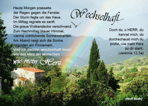  Wechselhaft - Hedi Bode - Motiv Regenbogen