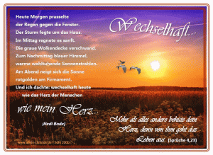  Wechselhaft - Hedi Bode - Motiv Sonnenuntergang