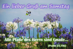 Psalm 25,10 a - Alle Pfade des Herrn sind Gnade