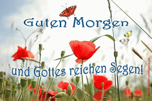 Guten Morgen und Gottes reichen Segen - ohne Bibelvers