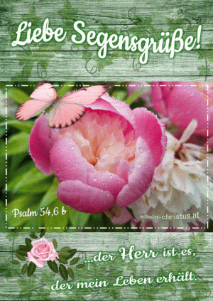 Psalm 54,6 b - ... der Herr ist es, der mein Leben erh&auml;lt.