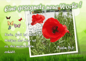 Psalm 54,6 - Siehe, Gott ist mein Helfer; der Herr ist es, der mein Leben erh&auml;lt.