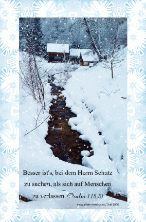 Psalm 118,8 - Besser ist's, bei dem Herrn Schutz zu suchen, als sich auf Menschen zu verlassen