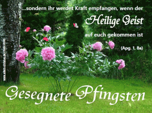 Apostelgeschichte 1,8 a - sondern ihr werdet Kraft empfangen, wenn der Heilige Geist auf euch gekommen ist