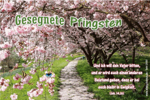 Johannes 14,16 - Und ich will den Vater bitten, und er wird euch einen anderen Beistand geben, dass er bei euch bleibt in Ewigkeit